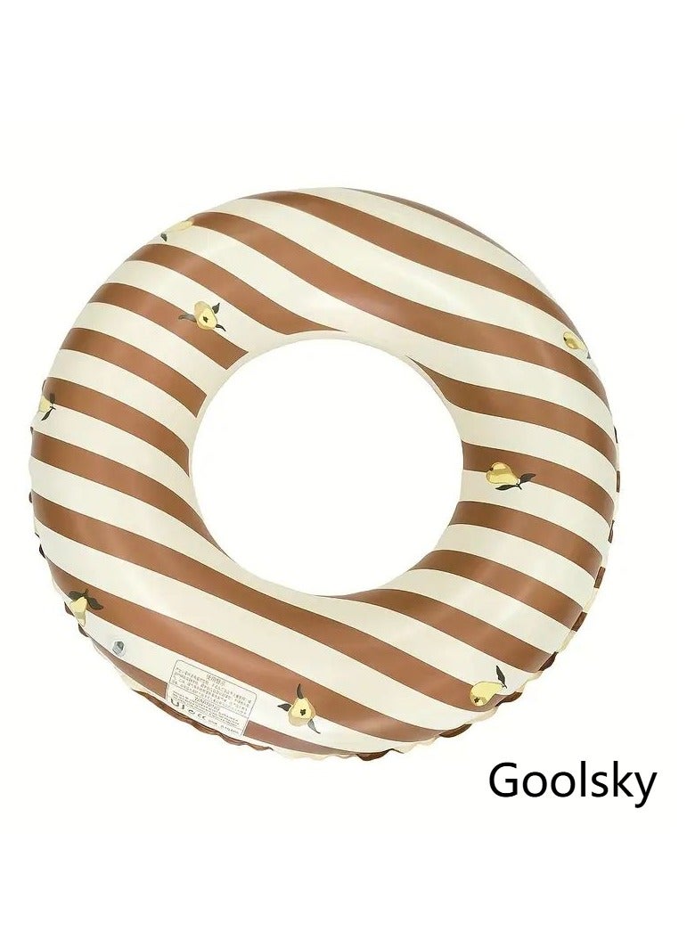 Goolsky 1pc PVC Stripes Adult Large Underarm Pool Float Inflatable Thickened Large Buoyancy Swimming Ring Water Sports Products Beach Toys - Image 3