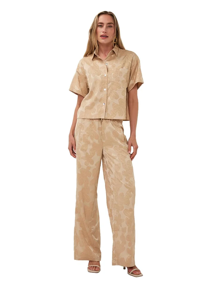 EsQualo Esqualo Trousers Flower Jacquard