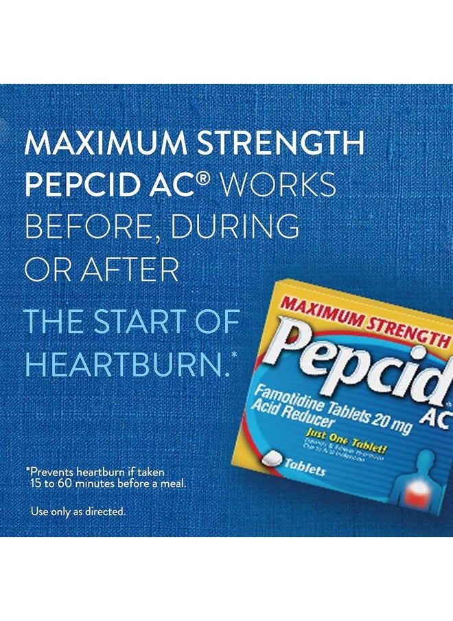 Csc 24 - Convenient 2 Pack Pepcid Ac Maximum Strength Acid Reducer Prevent Relieves Heartburn Famotidine Tablets 20Mg - 2 Pack Of 50 Tablets (100 Tablets Total) - pzsku/Z77067751B5E033E2A1AEZ/45/_/1728309095/4939a9ea-8610-42db-953b-464130377c19