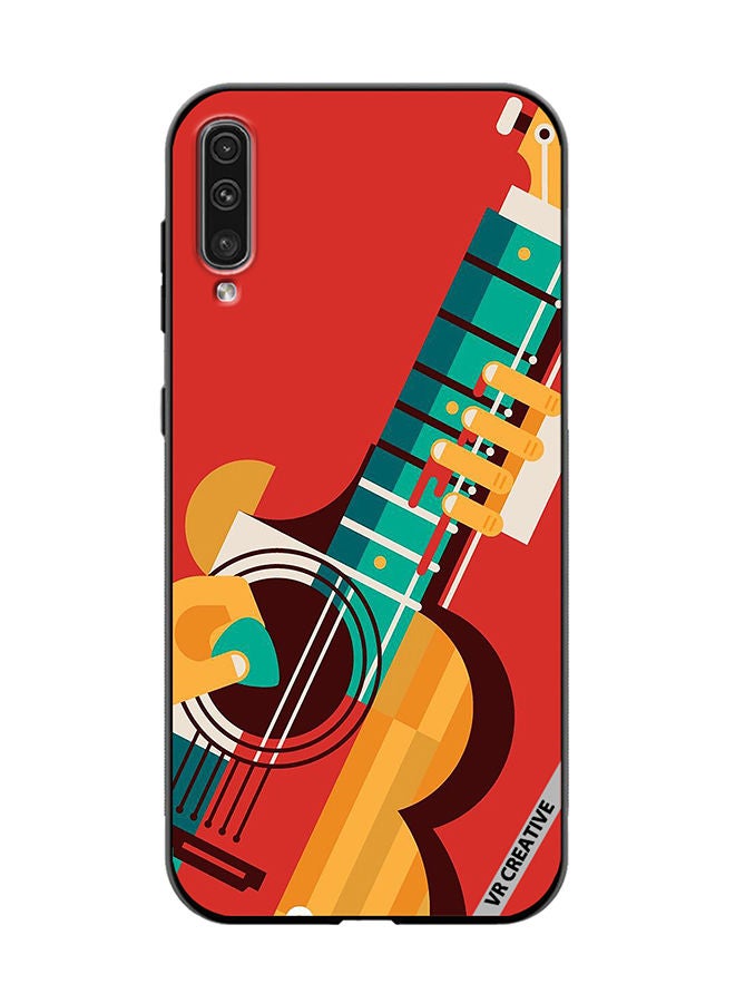 VR CREATIVE Protective Case Cover For Samsung Galaxy A50/A50s Guitar Design Multicolour  - Image 1