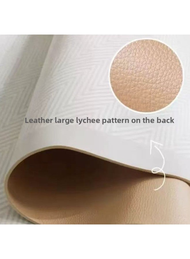 Creative Text Mouse Pad Oversized Guofeng Calligraphy For Boys And Girls Office Computer Desktop Absorbent Leather Dirty Resistant Desk Mat-Color:60*120cm (water-absorbent Leather)-Pattern:Good Luck Lotus - Image 5