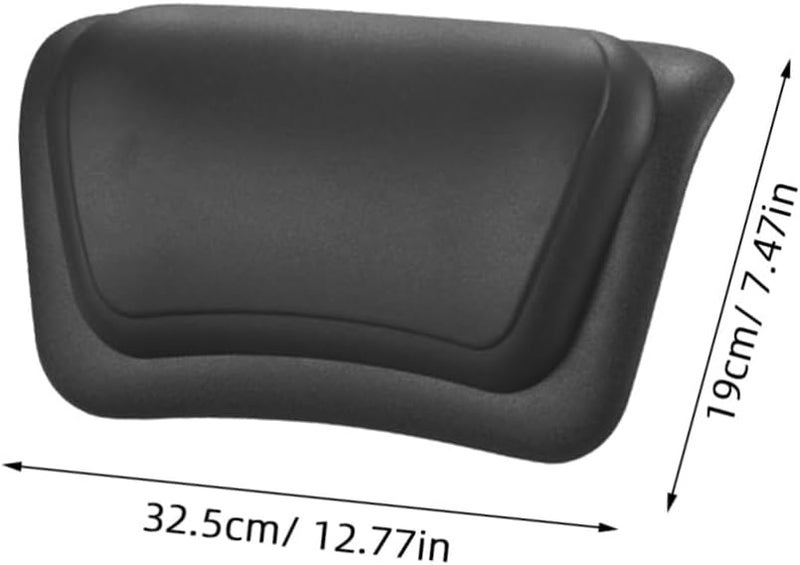 Beavorty Bath Pillow for Bathtub Neck and Head Support with Strong Suction Cups, Multifunctional Bathroom Cushion 325x190x41mm, Comfortable Washable Spa Accessory for Home Bathing - Image 2
