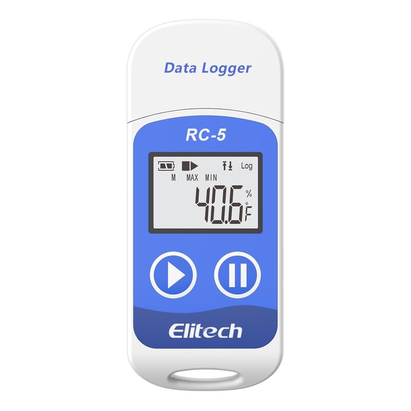 Elitech مسجل بيانات درجة الحرارة USB RC-5 32000 نقطة دقة عالية - Image 1