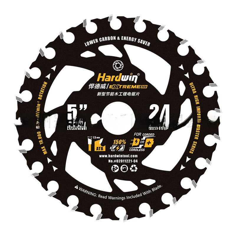 Goodway Woodworking Special Lithium Electric Saw Blade 4inch 5inch Left and Right Teeth New Thin and Light Circular Saw Blade Wood Cutting Saw Blade(6inch /150*24T*1.5*20-lithium battery energy-saving model) - Image 5
