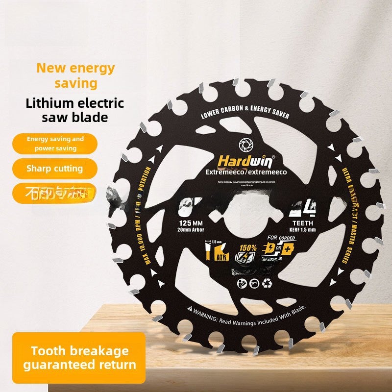 Goodway Woodworking Special Lithium Electric Saw Blade 4inch 5inch Left and Right Teeth New Thin and Light Circular Saw Blade Wood Cutting Saw Blade(6inch /150*24T*1.5*20-lithium battery energy-saving model) - Image 4