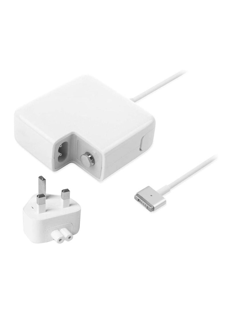 Compatible With Mac/Pro Charger 60Watt Replacement Mac Power Adapter (Magnetic 2 T-Tip) For MacBook Pro Models (Retina 13-inch/Late/2012/2015) UK-Plug