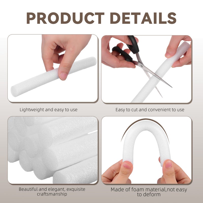20pcs Soft Sticks For Sofa Cover Gap Filler For Couch Slipcover Tuck Grips For Furniture Rods For Sofa Diy Sticks For Cushion Filling - Image 5