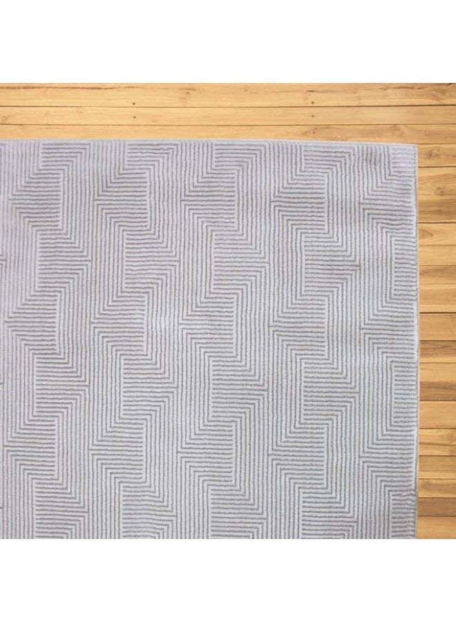 HANDPICKED FURNITURE Rectangular Carpet Ultra Soft Area Carpets For Bed Room Living Room And Dining Room Anti-Slip Floor Carpets Easy To Clean. 120 X 170 Cm 3.9 X 5.6 Ft Cream - Image 3