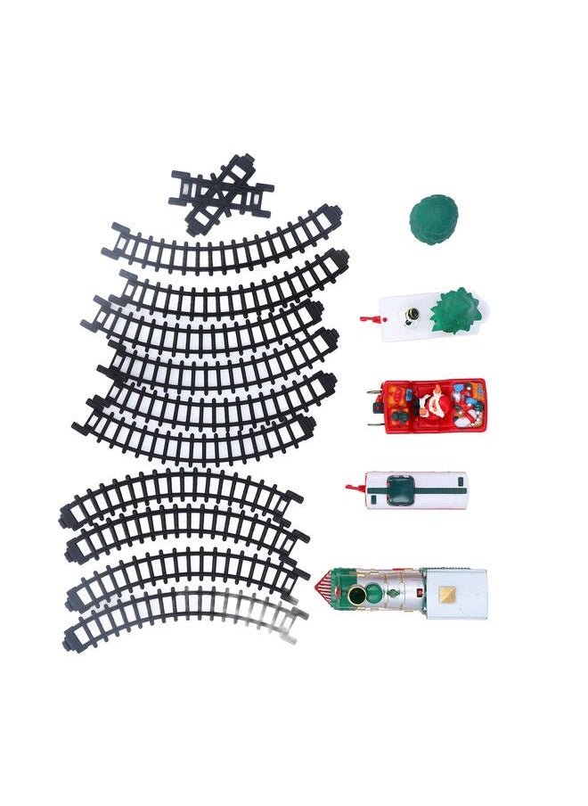 NIBEMINENT Electric Train Track Toy Christmas Theme Exquisite Workmanship Safe Educational Car Toys for Children Home  - Image 2