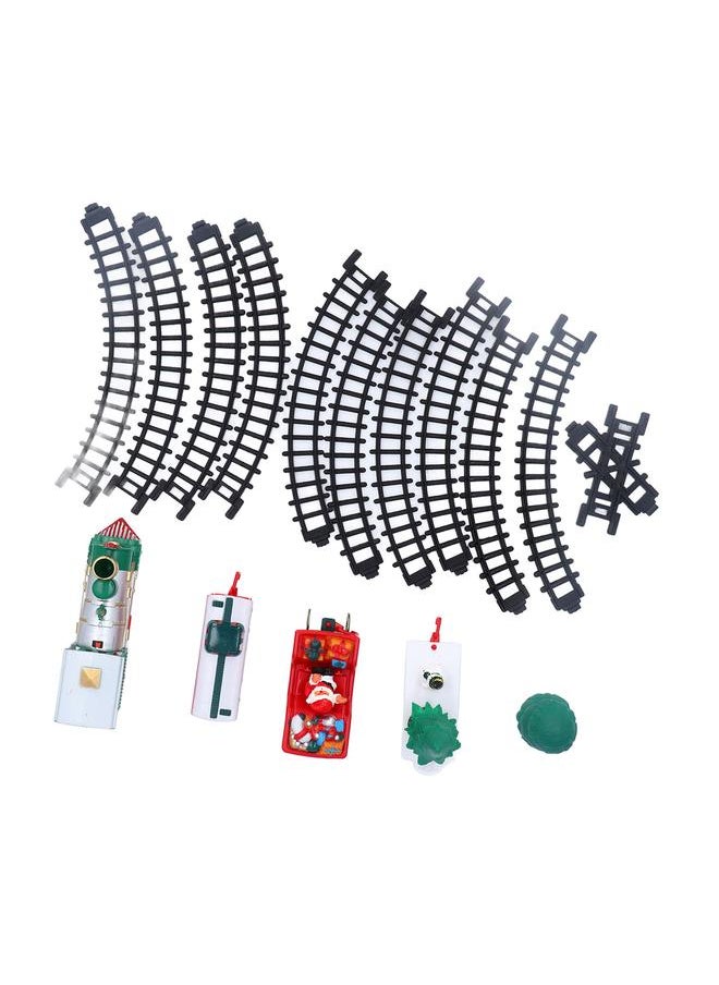NIBEMINENT Electric Train Track Toy Christmas Theme Exquisite Workmanship Safe Educational Car Toys for Children Home  - Image 4