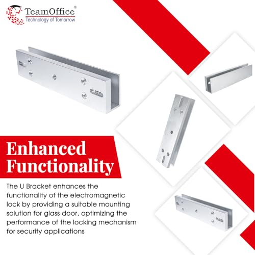 Team Office U Bracket for 600LBS EM Lock(Silver) - Image 2