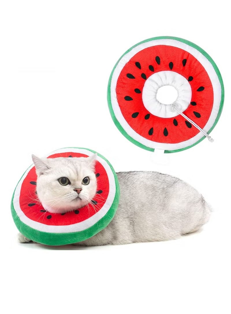 طوق تعافي القطط القابل للتعديل، طوق مخروطي ناعم للقطط قابل للتعديل، مخاريط القطط بعد الجراحة للقطط الصغيرة (كبير) - Image 1