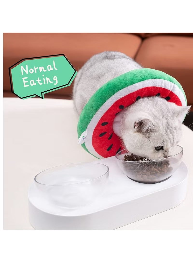 طوق تعافي القطط القابل للتعديل، طوق مخروطي ناعم للقطط قابل للتعديل، مخاريط القطط بعد الجراحة للقطط الصغيرة (كبير) - Image 3