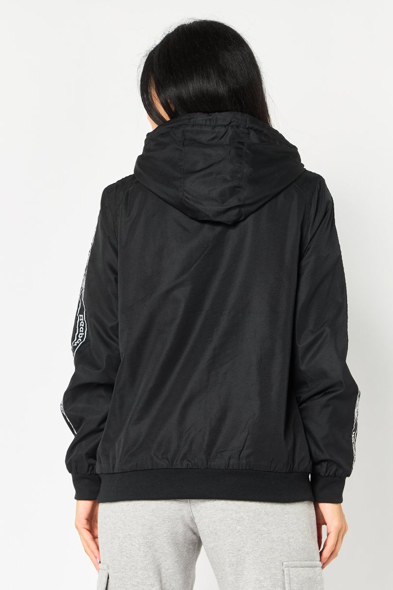 Reebok Women Sportswear Fit Long Sleeve Training Jacket, Black - Image 2