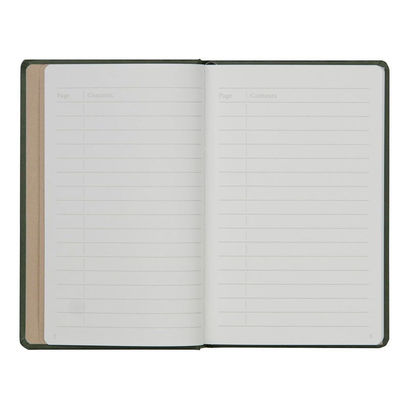 Maruman Mnemosyne Dot Grid Journal- A6, 5.71" x 3.74", 80 Sheets / 160 Pages, 5mm Doted Notebook, Book-bound With Premium Deep Green Hardcover, Includes Bookmark & Elastic Closure, Made in Japan - Image 4