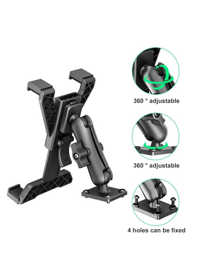 OHLPRO Heavy Duty Drill Base Tablet Holder Car Mount Dashboard for iPad/iPad Mini Samsung Galaxy (All 7" - 11.5") Tablets, ipad Mount for Desks,Cars, Great for Wall, Truck, Commercial Vehicles Dash - Image 2