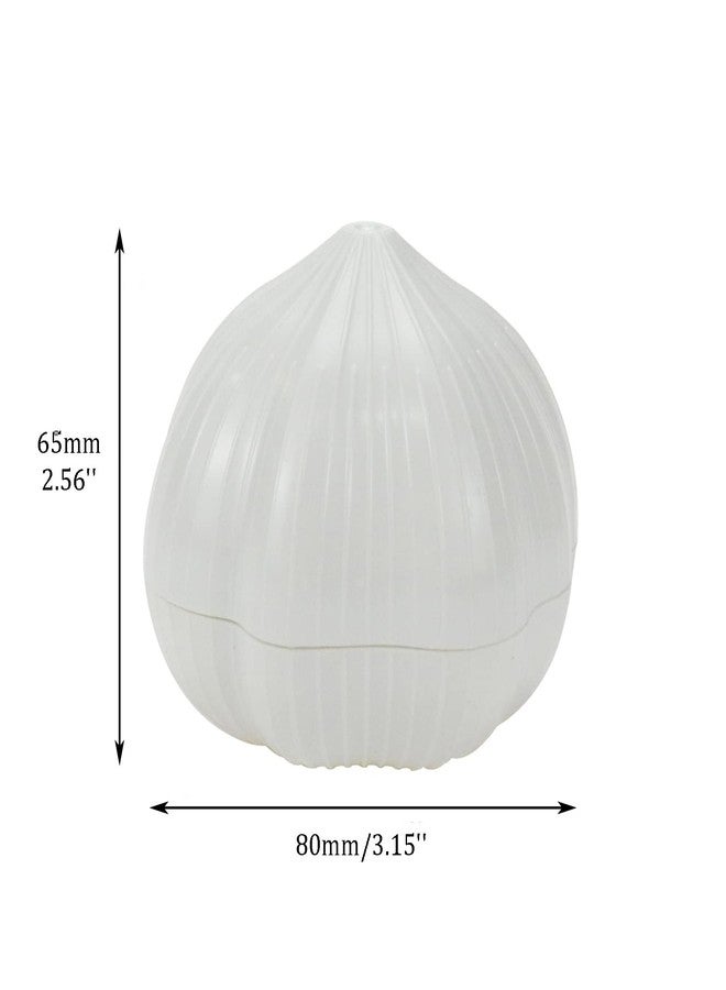 Sscon 1Pc Garlic Chopper Press Cutter Twist Finer Cut Garlic Chopper White - Image 3