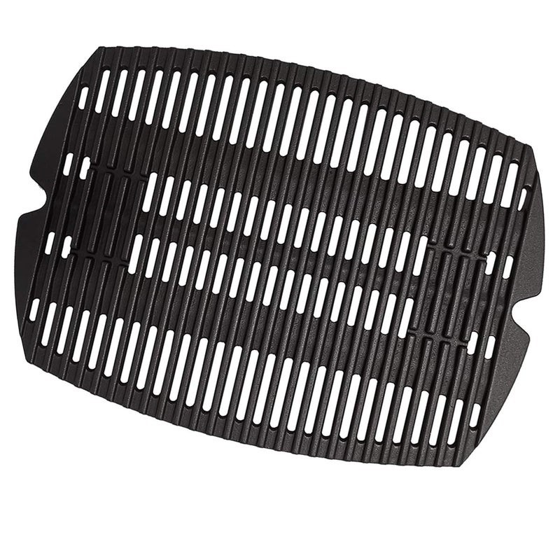 soldbbq soldbbq 7582 7644 Replacement Cooking Grates for Weber Baby Q Q 100 Q120 Q1000 50060001 51060001 52020001 Q1200 Q1400 Matte Cast Iron Cooking Grid for Weber Baby Q 