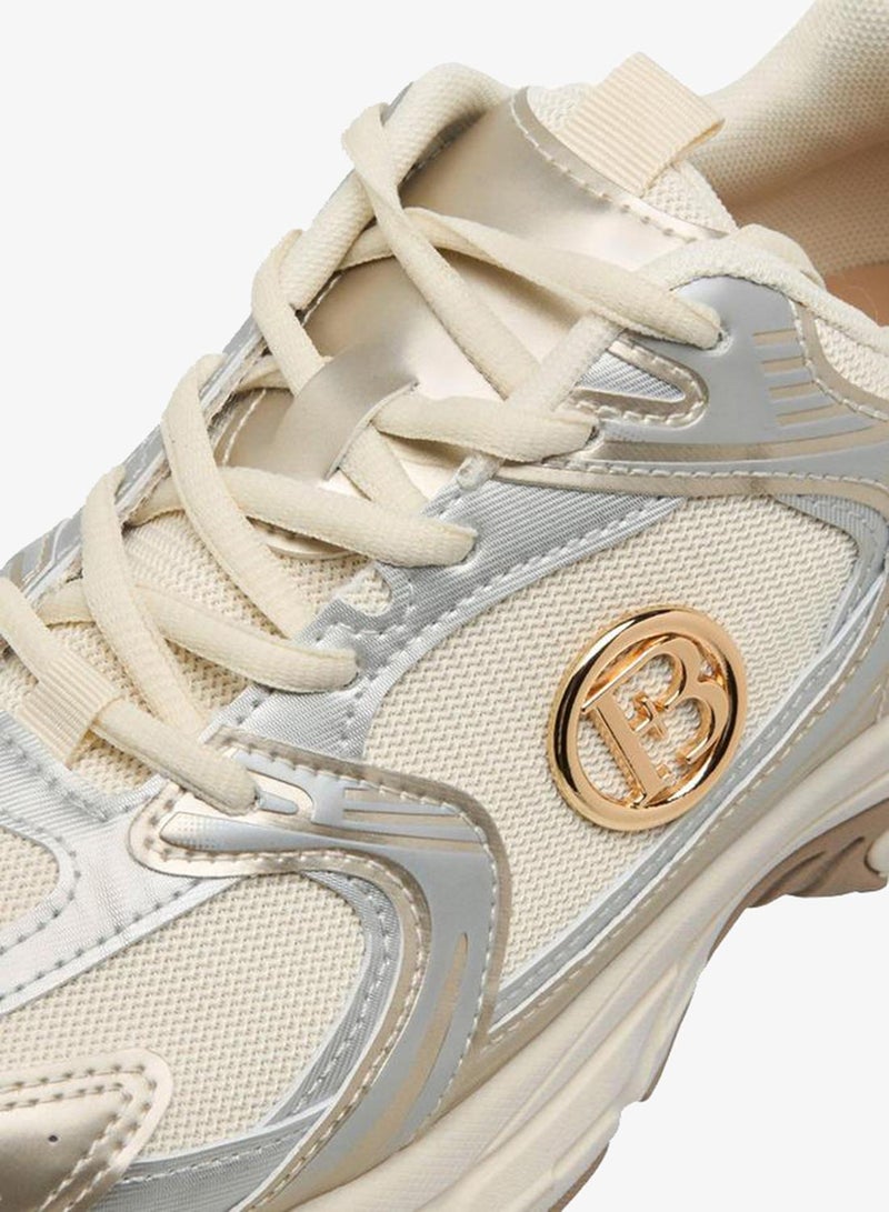 فلورا بيلا من شو إكسبرس حذاء رياضي نسائي بأربطة وتفاصيل دانتيل - Image 3