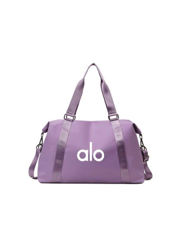 alo A yoga fitness bag hand-held training yoga bag women's wet and dry separation large capacity business trip duffel bag short distance - Image 2