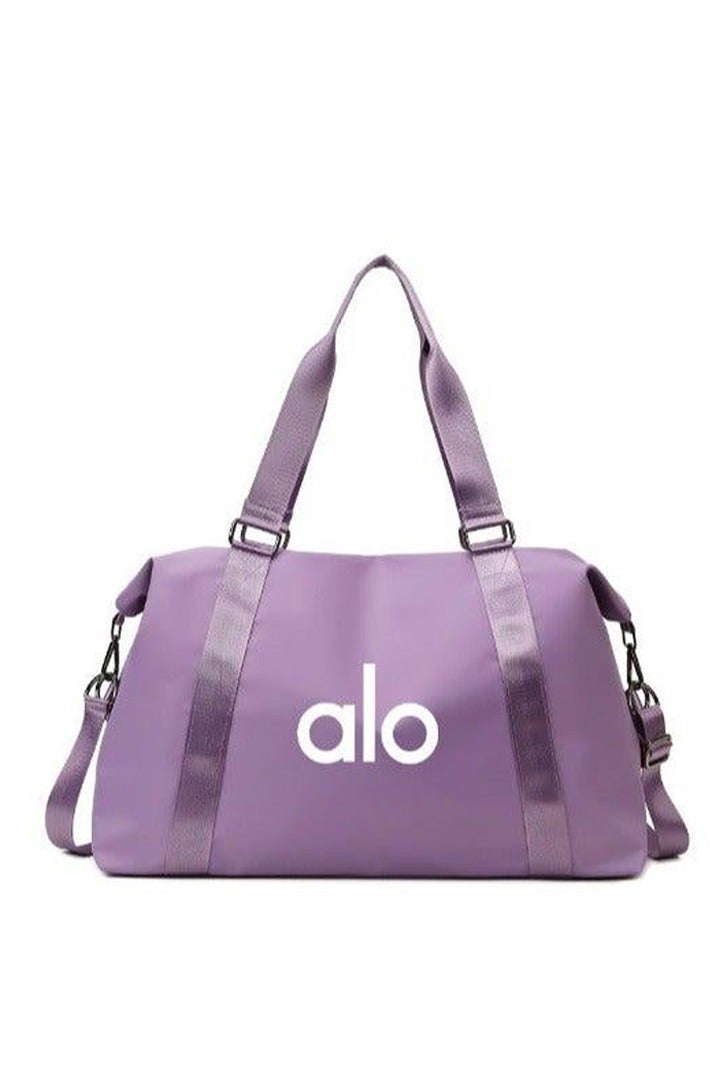 alo A yoga fitness bag hand-held training yoga bag women's wet and dry separation large capacity business trip duffel bag short distance - Image 1