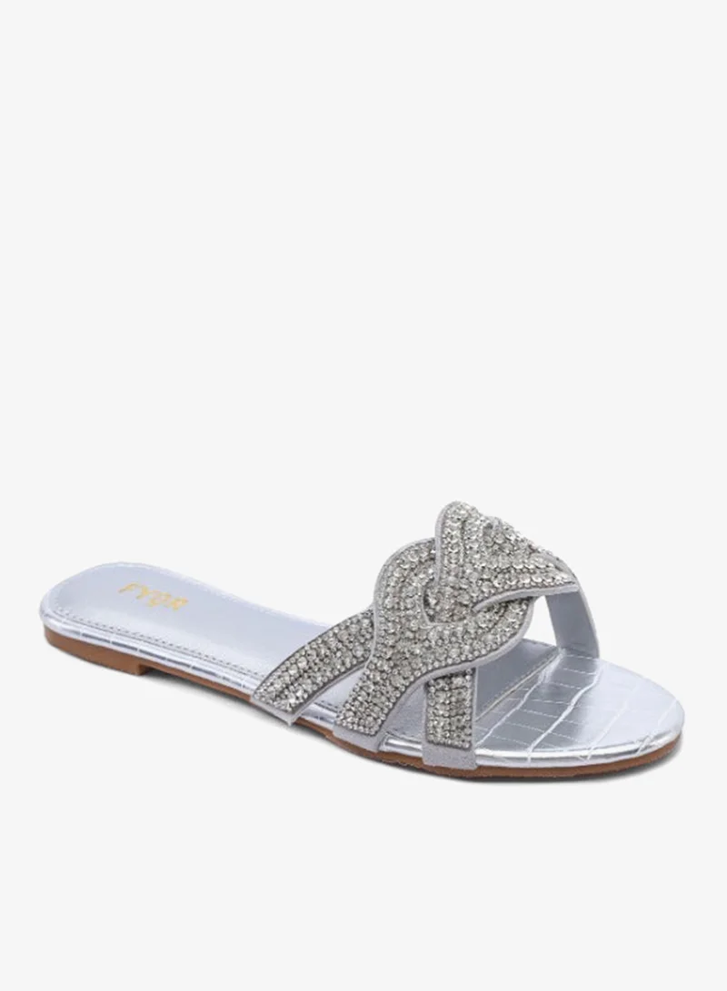 Fyor  Crystal Cutwork Flat MY 360 for Women | Best Price UAE