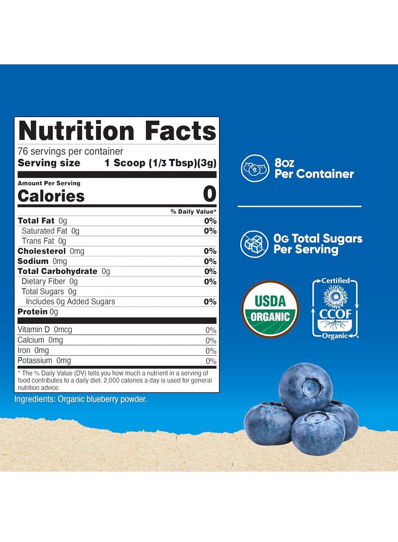 Nutricost Blueberry Powder Organic 0.5lb - Image 2