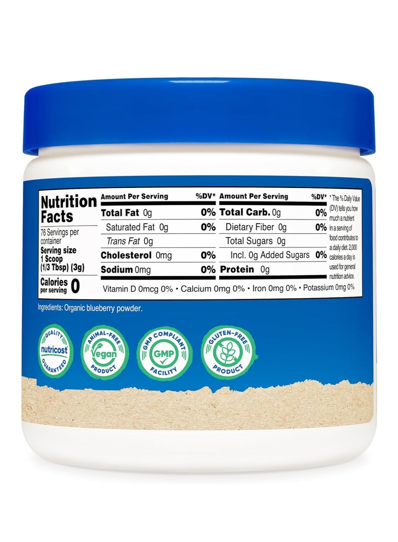 Nutricost Blueberry Powder Organic 0.5lb - Image 4