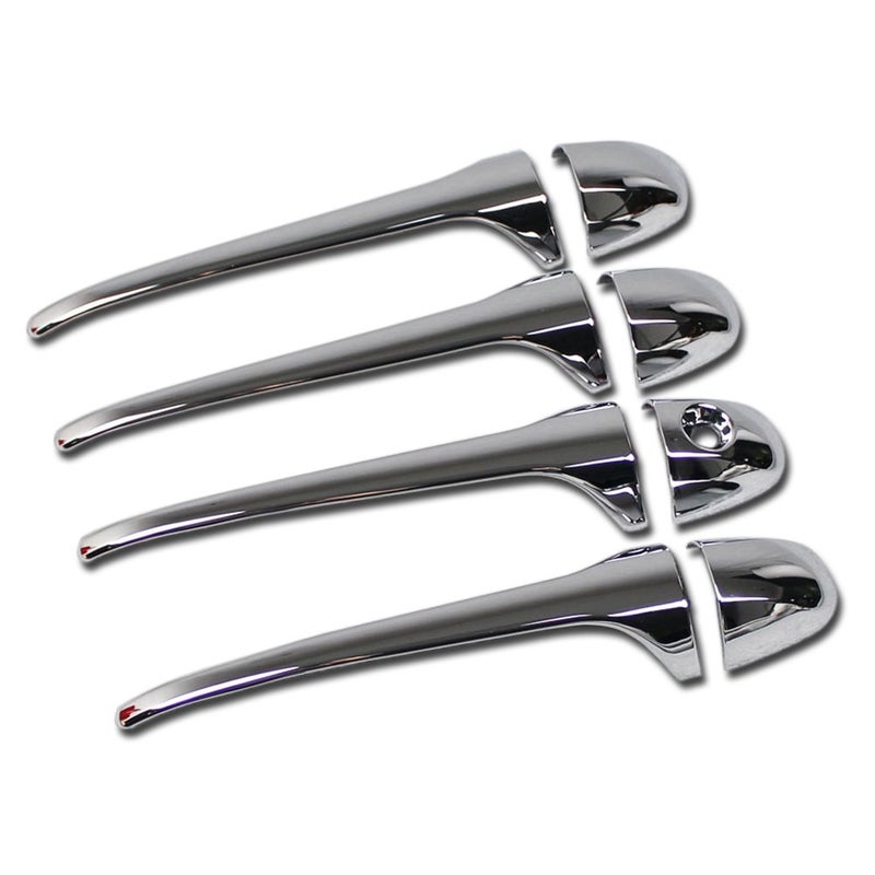 Beautost for Toyota Highlander 2014 2015 2016 2017 2018 2019 Door Handle Cover Trims Chrome ABS