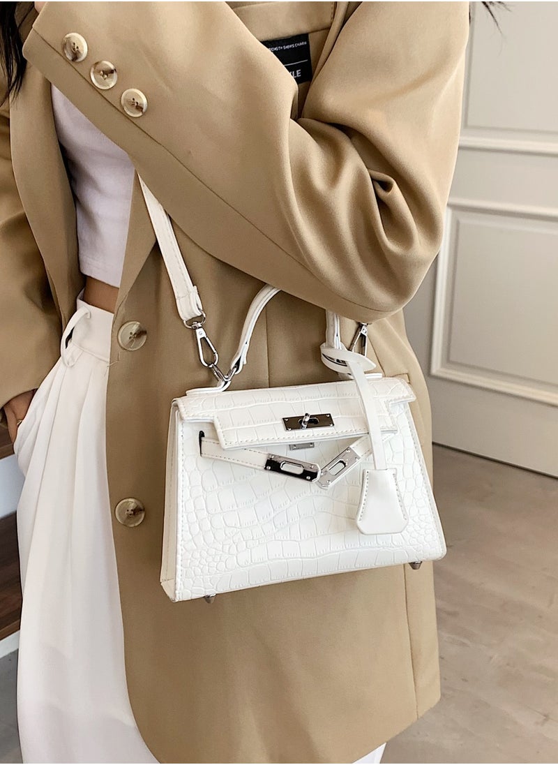 VIDSID Women's Shoulder bag Satchel Handbag（White）  - Image 2