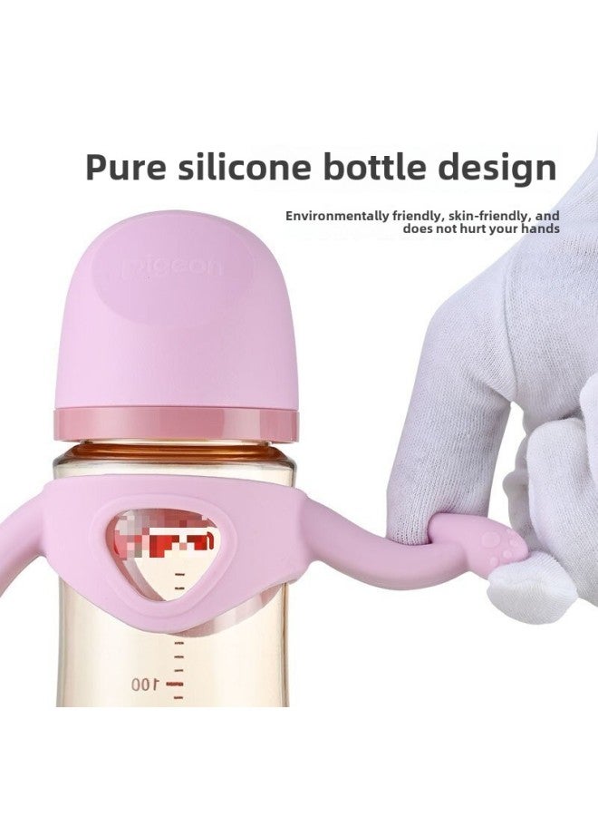 Adapted To Bei Qi Three Generation Bottle Handle Pro 3 Generation Bottle Handle Suitable For Pro Bottle Silicone Handle Pro Same Silicone-Color:Dark Red-Capacity:160ml-330ml - Image 4