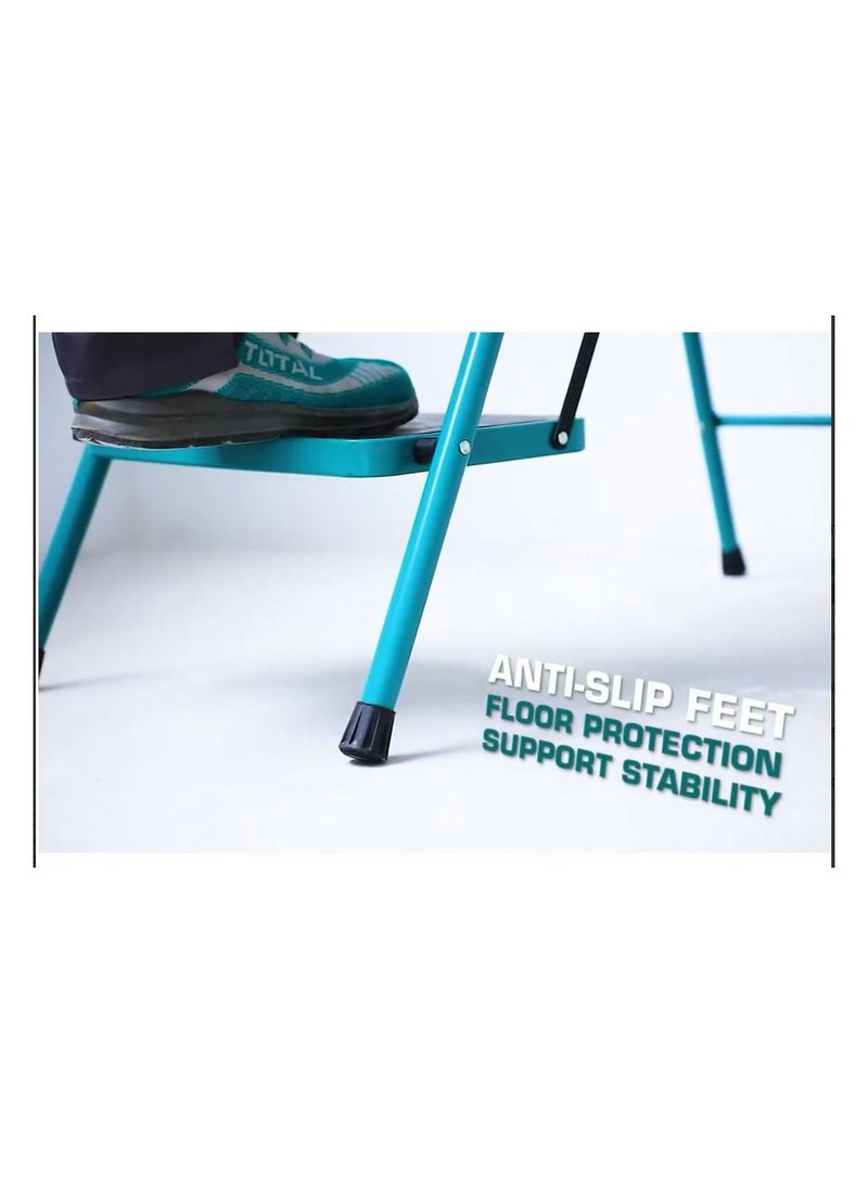 TOTAL Steel Ladder 6 Steps Max Load 150kg THLAD09061 - Image 4