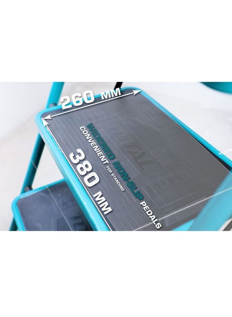 TOTAL Steel Ladder 6 Steps Max Load 150kg THLAD09061 - Image 3