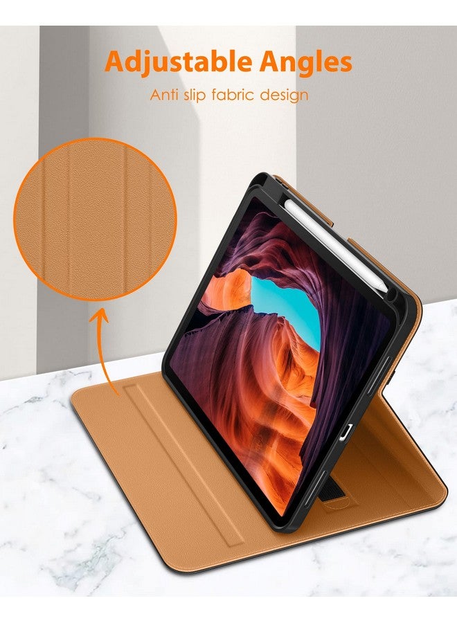 DTTO for iPad (A16) 11th Generation Case 11 Inch 2025, iPad 10th Generation Case 10.9 Inch 2022, Premium Leather Business Folio Stand Cover with Pencil Holder - Auto Wake/Sleep, Black - Image 2