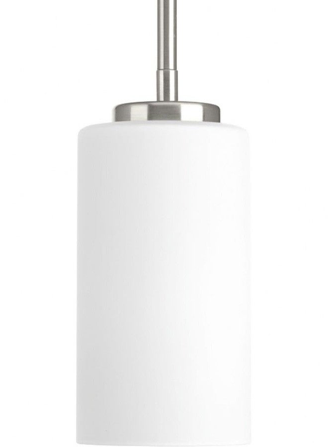 Progress Lighting P5170-09 Replay One-Light Mini-Pendant, Brushed Nickel - Image 1