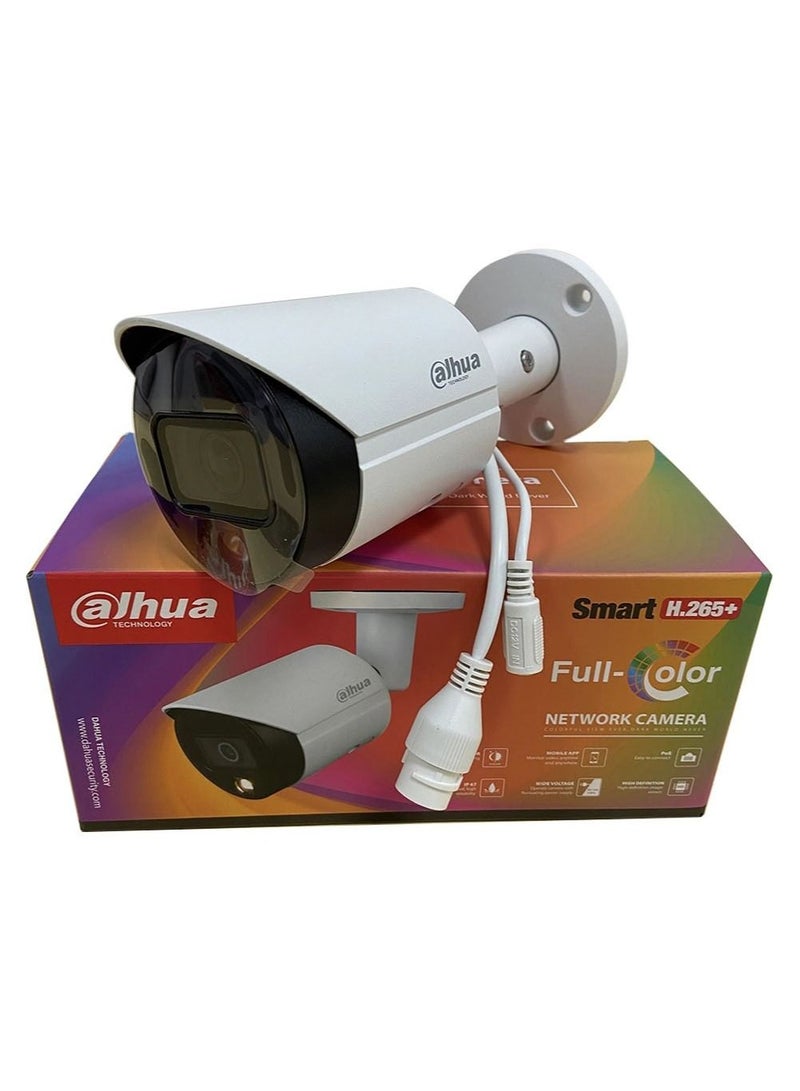 Dahua كاميرا شبكة ثابتة بؤرية ملونة كاملة 4MP - Image 2