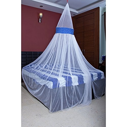 CREATIVE TEXTILES Portable Mosquito Net for Double Bed Insect Protection Repellent Shield Home & Travel, Lightweight Pop-Up Tent for Beds - Image 2
