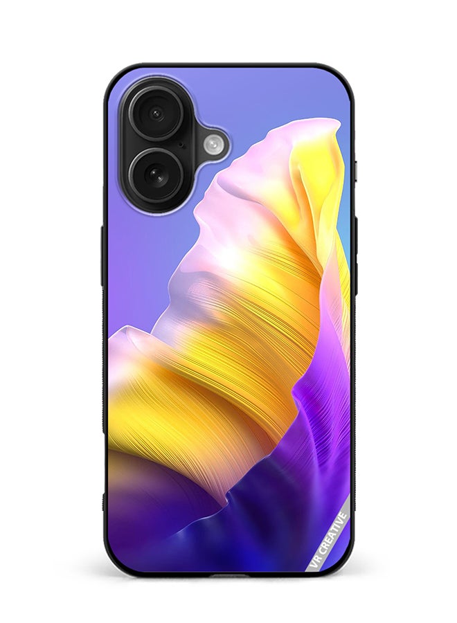 VR CREATIVE Protective Case Cover For Apple iPhone 16 Flower Design Multicolour