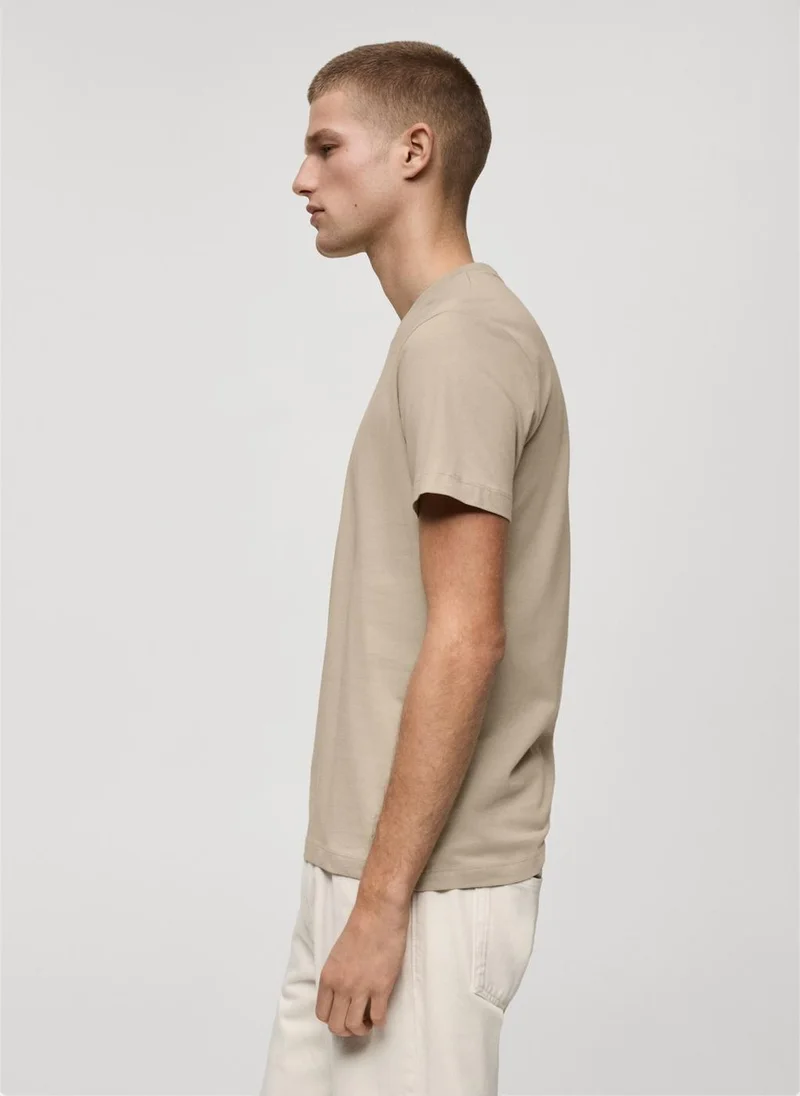 مانجو مان Essential Crew Neck T-Shirt