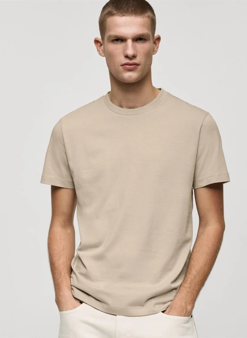 مانجو مان Essential Crew Neck T-Shirt