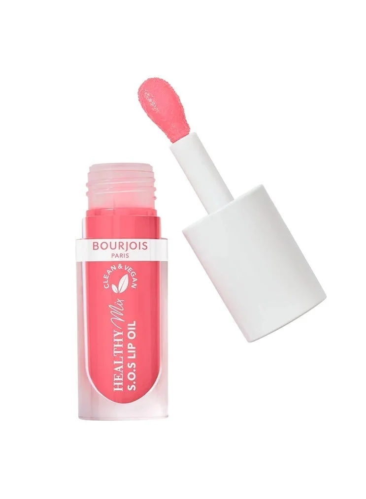 Bourjois Paris Healthy Mix Clean S.O.S Lip Oil - 02 - Melon Amour, 4.5ml