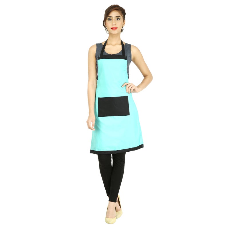 Switchon Polyester Waterproof C Green Apron with Front Pocket-Proudly Made in India - Image 5