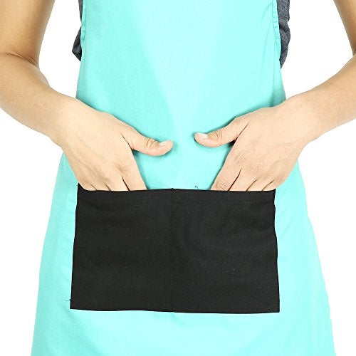 Switchon Polyester Waterproof C Green Apron with Front Pocket-Proudly Made in India - Image 3