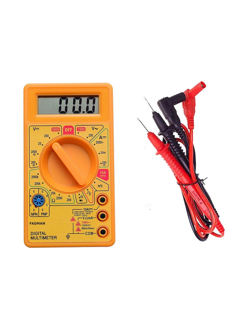 Fadman FADMAN FD10 DIGITAL MULTIMETER YELLOW  - Image 1