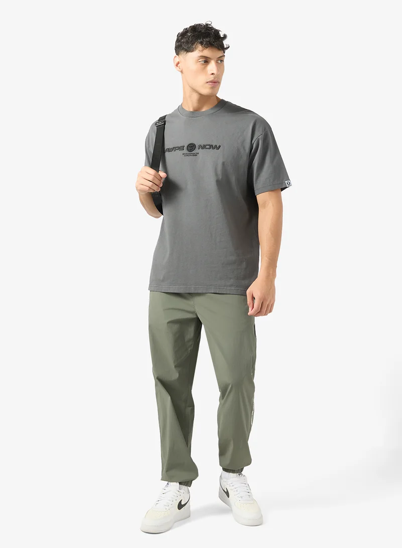 AAPE AAPENOW moonface logo short sleeve tee