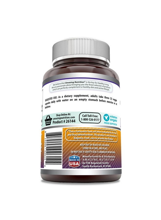 Amazing Nutrition Amazing Formulas L-Ornithine 1500 Mg Per Serving Veggie Capsules Supplement | Non-GMO | Gluten Free | Made in USA (120 Count) - Image 3