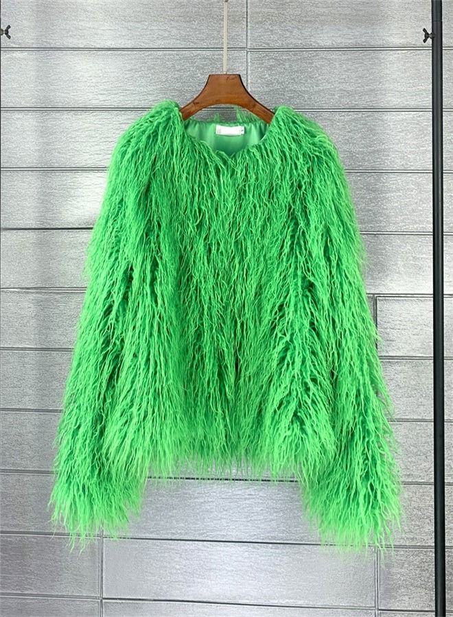 Loquat Women's Clothing Korean Version Solid Color Short Coat  - Image 1