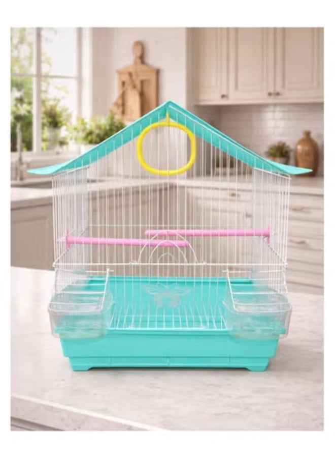 Petto Bird Cage 30×23×39 cm | Durable Metal Cage for Small Birds - Image 3