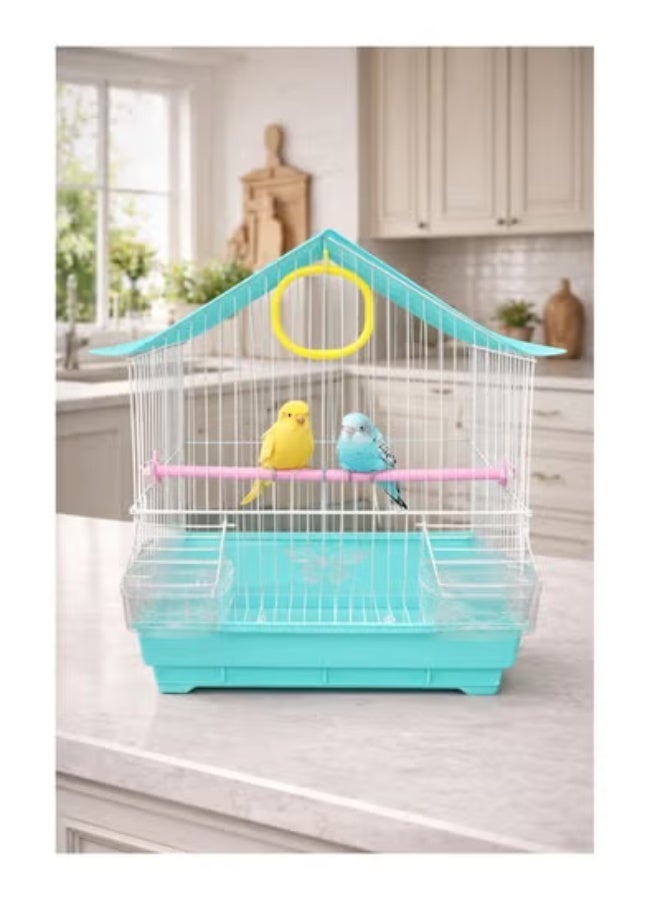 Petto Bird Cage 30×23×39 cm | Durable Metal Cage for Small Birds - Image 2