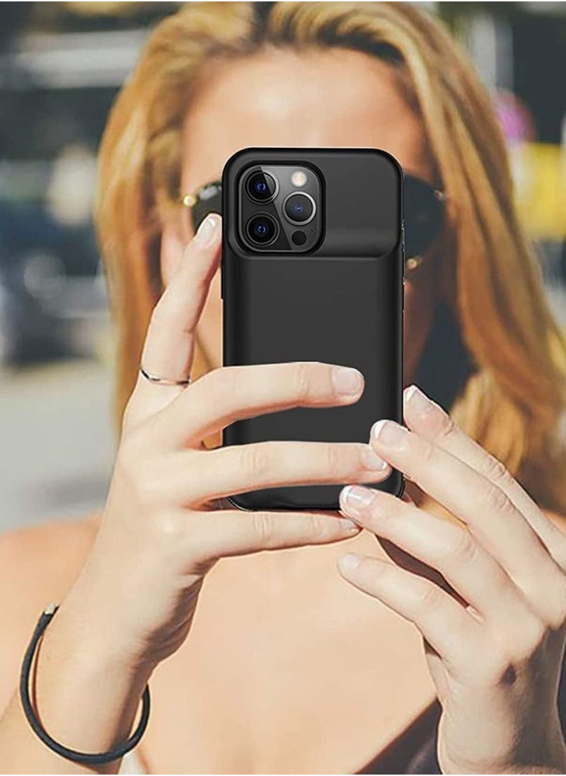 ELTRAZONE - Battery Case for iPhone 13 Pro Max, Portable Battery Pack, Rechargeable Smart Charger Case, External Battery Charging Case, Compatible with (iPhone 13Pro Max, 4500 Mah). - Image 1